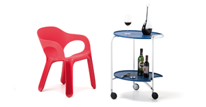 折叠移动桌生活场景图（饮酒）